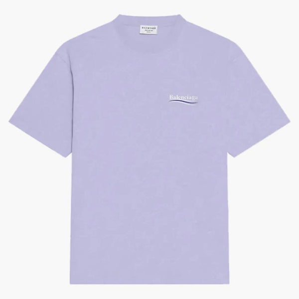 Balenciaga Camiseta de ajuste grande Purple