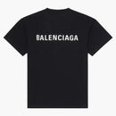 Balenciaga Large Fit Camiseta Negra