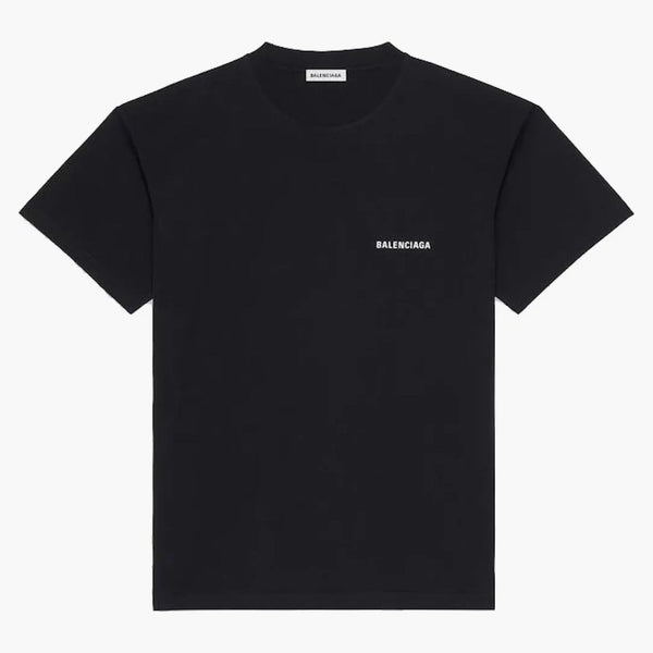 Balenciaga Large Fit Camiseta Negra