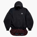 Balenciaga vrstvená kapucí černá