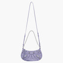 Balenciaga Le Cagole Mini Bag with Chain Lilac