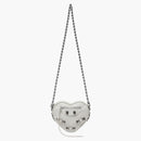 Balenciaga Le Cagole Heart Mini Bag In Optic White