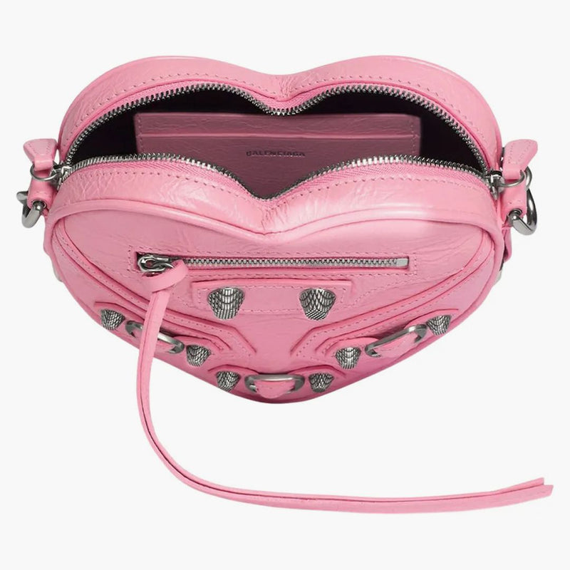 Balenciaga Le Cagole Heart Mini Bag Pink
