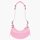Balenciaga Le Cagole Shoulder Bag XS Pink Patent