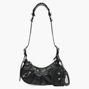 Balenciaga Le Cagole Shoulder Bag XS Rhinestones Black