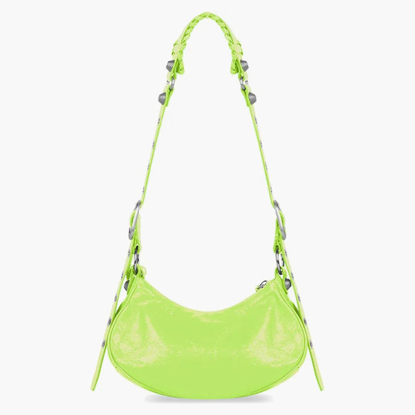 Balenciaga Le Cagole XS Shoulder Bag Neon Yellow