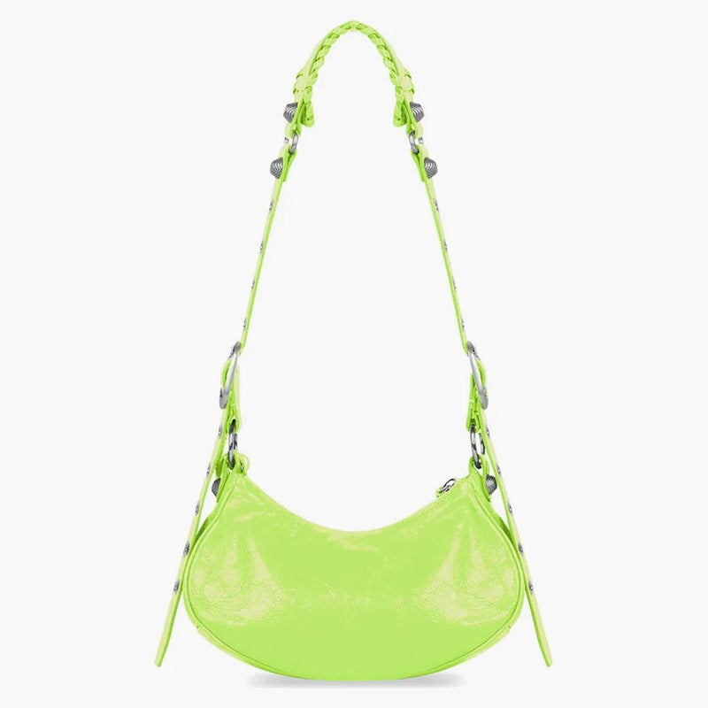 Balenciaga Le Cagole XS Shoulder Bag Neon Yellow
