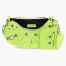 Balenciaga Le Cagole XS Shoulder Bag Neon Yellow