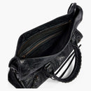 Balenciaga Le City Small Bag in Black Arena Storico Lambskin Brass Hardware Black (8114422BEK1000)