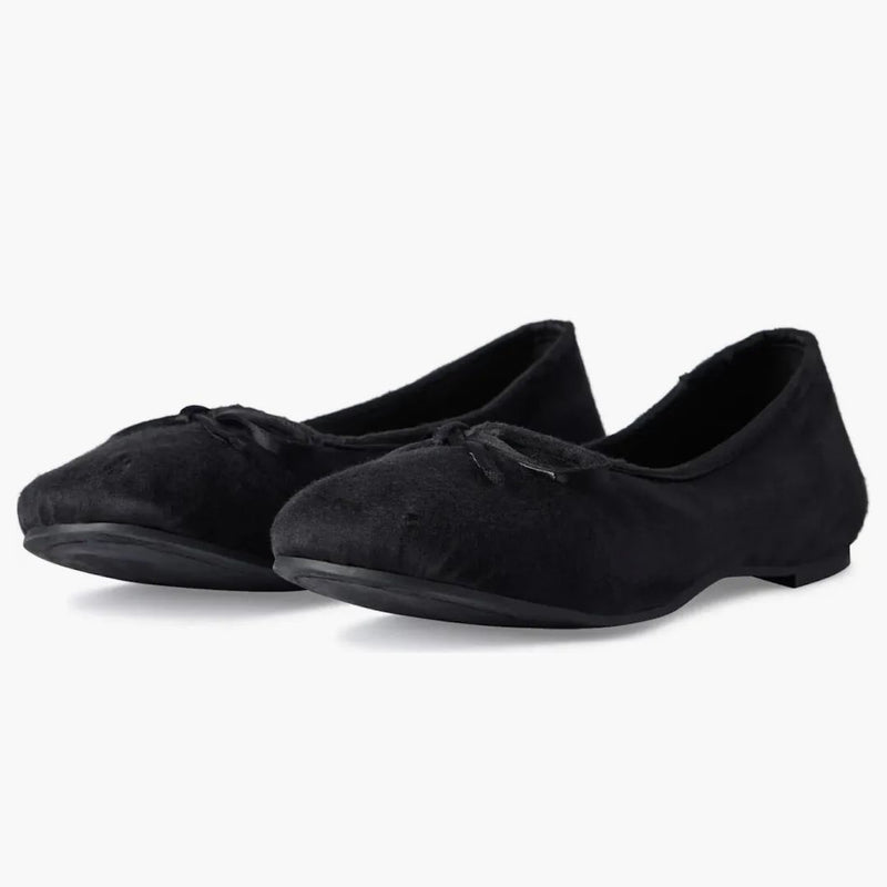 Balenciaga Leopold Ballerina Black Satin (women's)