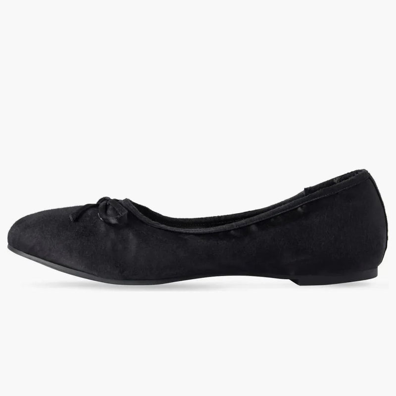 Balenciaga Leopold Ballerina Black Satin (women's)