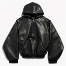 Balenciaga lemovaná zip-up velká fit mikina černá