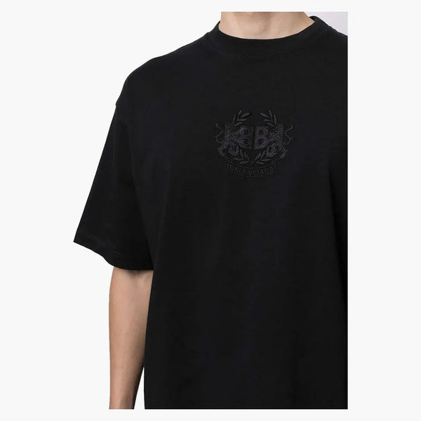 Camiseta del logotipo de Laurel de Balenciaga Lion
