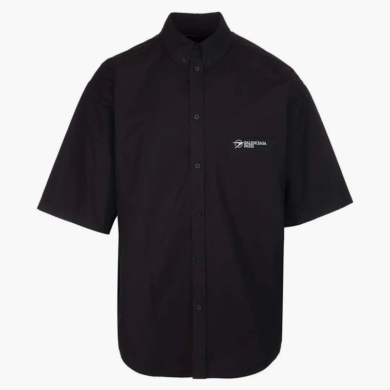 Balenciaga Logototipo Camisa de manga corta