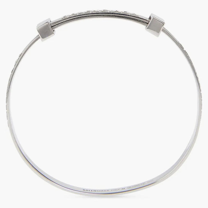 Pulsera de aro del logotipo de Balenciaga