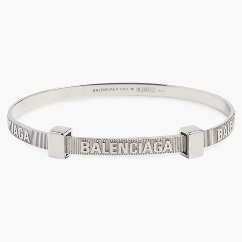 Pulsera de aro del logotipo de Balenciaga