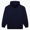 Balenciaga Logo Medium Fit Hoodie Marine Blue/White