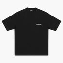 Balenciaga Logo Medium Fit T-Shirt Black