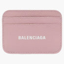 Balenciaga Logo Print (4 Card Slots 1 Slip Pocket) Cash Card Holder Pink/white