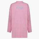 Balenciaga Love Bear Womens Overized L/S T-shirt Pink