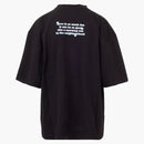 Balenciaga Love Bear Womens Oversiased T-Shirt Black