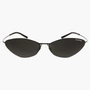 Balenciaga Malibu Round Sunglasses Black (794297 T00491000)