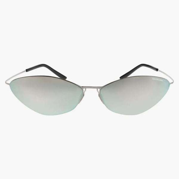 Balenciaga Malibu Occhiali da sole rotondi argento (794297T00514830)