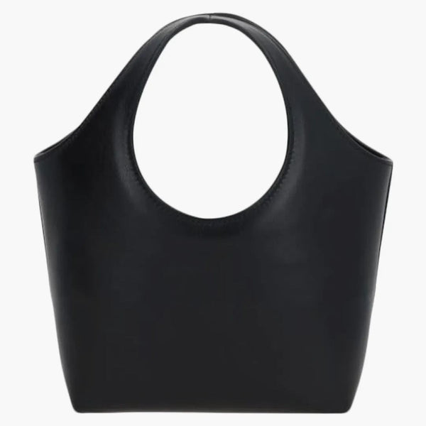 Balenciaga Mary-Kate XS Bolso de cuero liso Negro