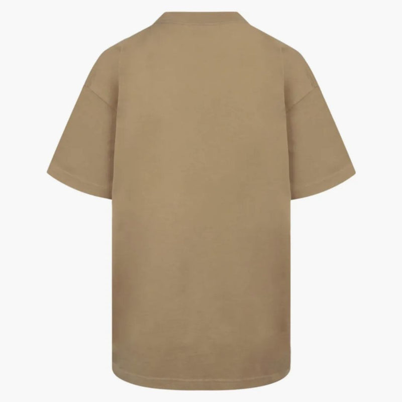 Balenciagaga Medium Fit Logo T-Shirt Oat