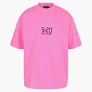 Balenciaga Medium Fit Camiseta Goma de burbujas/Negro