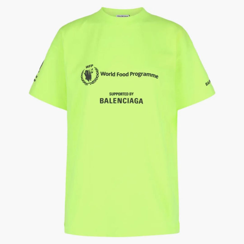 Balenciaga Medium Fit T-Shirt Fluorescent Yellow/Black