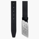 Balenciaga Men's Moto Logo Belt Black