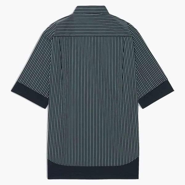 Balenciaga para hombre BB icono camisa en capas negras