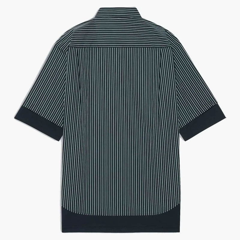 Balenciaga para hombre BB icono camisa en capas negras