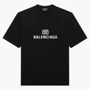 Balenciaga mens bb pixel medium fit T-shirt black