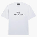 Balenciaga Mens Bb Pixel Medium Fit T-shirt White
