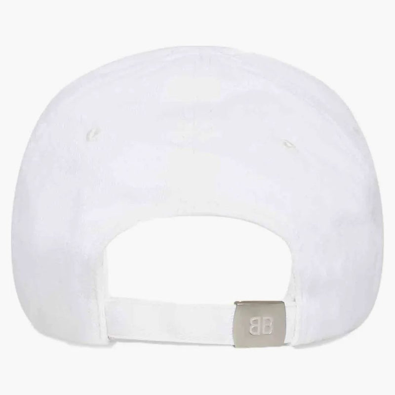 Balenciaga Mens Cities Paris Cap White