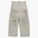 Balenciaga Men's Large Cargo Pants Beige