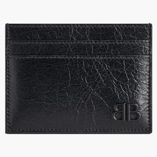 Balenciaga Mens Monaco Holder Card Black