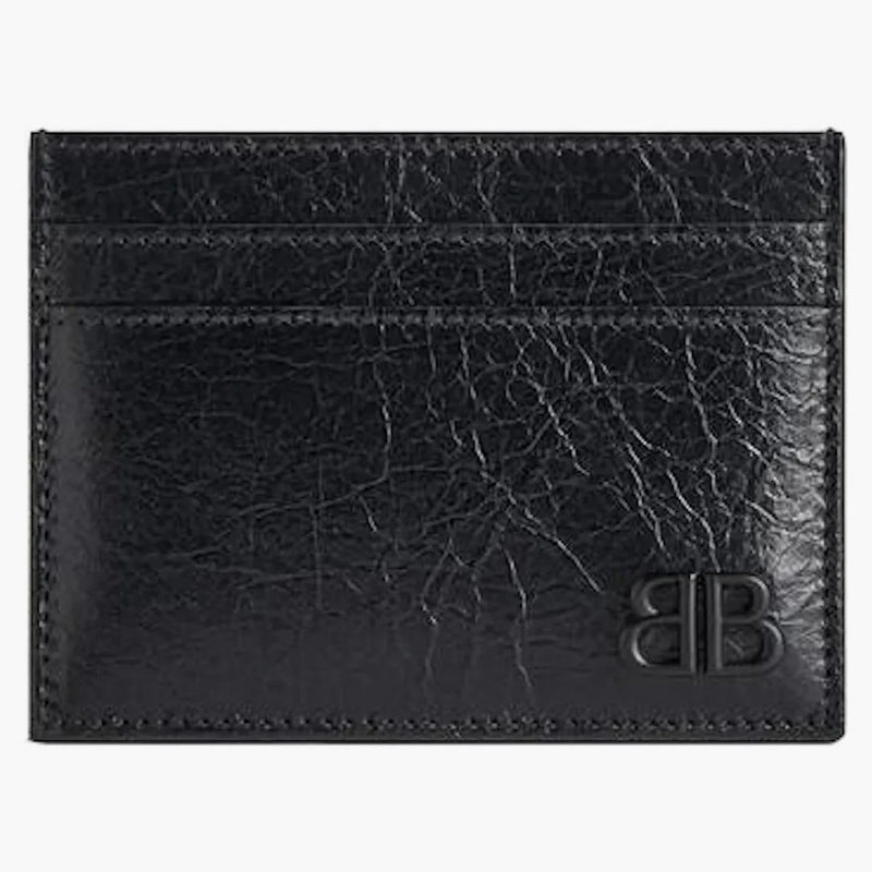 Balenciaga para hombre Mónaco Tolden de la tarjeta Negro