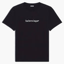 Balenciaga para hombres New Copyright Medium Fit Camiseta Negra