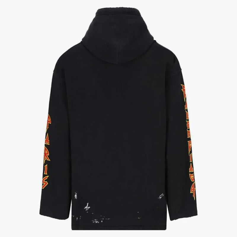 Balenciaga Metal Vintage Hoodie Black