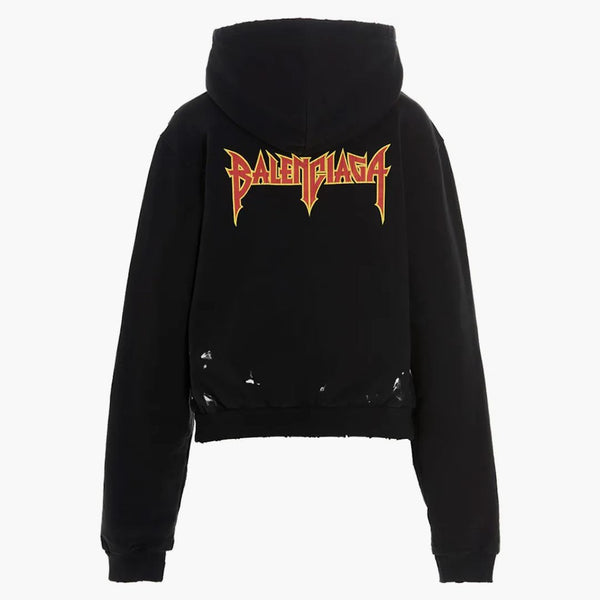 Balenciaga Metal Vintage de gran tamaño sudadera Black/Multi