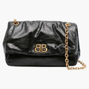 Balenciaga Monaco Chain Bag Black