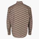 Balenciaga Monogram Long Sleeve Shirt Beige