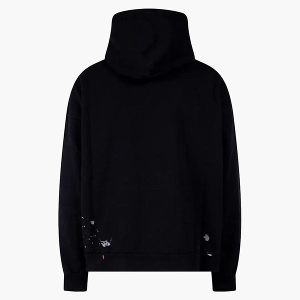 Balenciaga multicolor estampado de algodón de algodón de gran tamaño negro