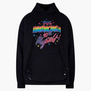 Balenciaga Multicolor Print Oversize Cotton Sweatshirt Black