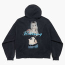 Balenciaga Music Britney Spears Series Oversized Zip-up Hoodie Faded Black/blue
