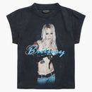 Balenciaga Music Britney Spears Series Shrunk T-shirt Faded Black/blue