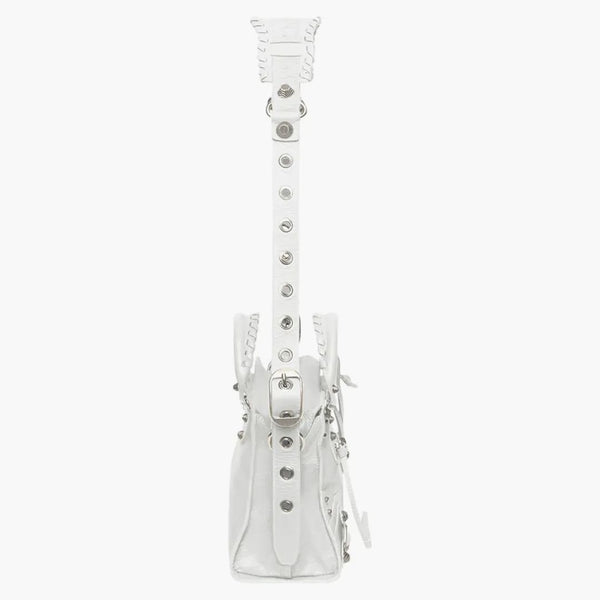 Balenciaga Neo Cagole Handbag XS White